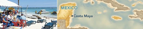 Costa Maya (Mahahual), Mexico : Ports of Caribbean