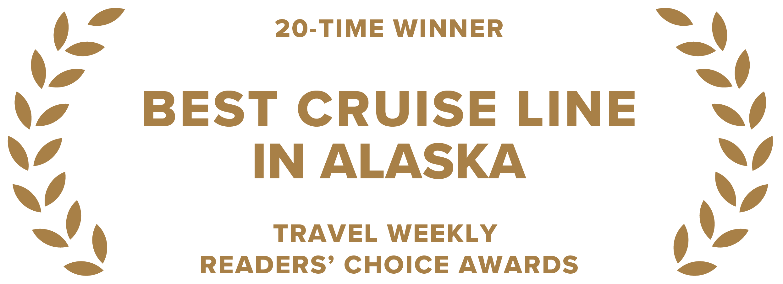 Princess Cruises accolade awarded for Best Cruise Line in Alaska from Travel Weekly