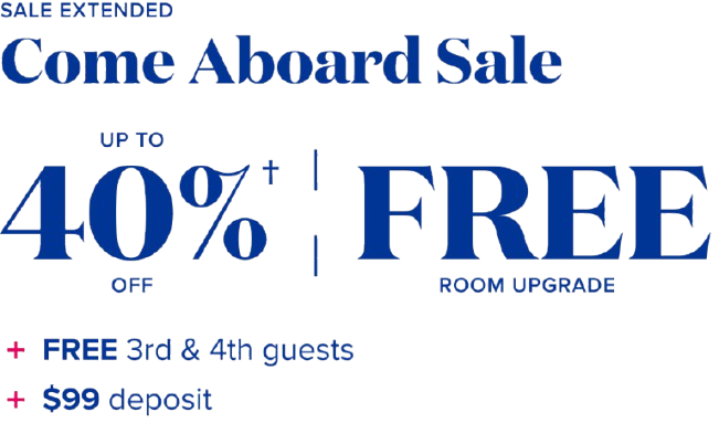 come aboard extended sale lockup