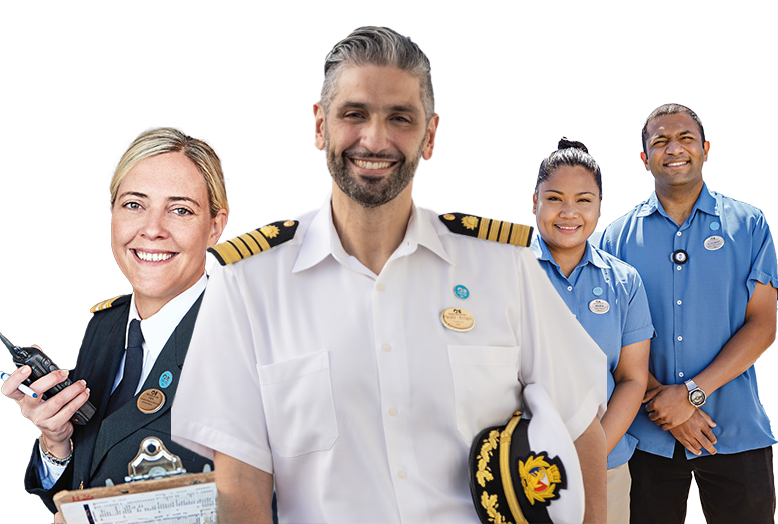 Meet our Sun Princess Captain and crew