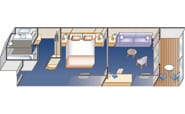 mini suite stateroom diagram