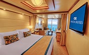 smaaler size mini suite stateroom view