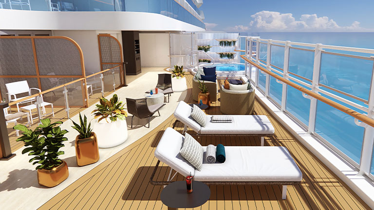 Cabana Deck - Princess Cruises