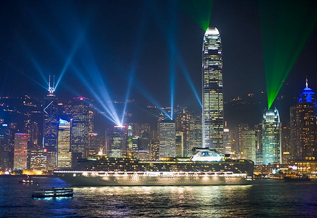 A Symphony of Lights light and sound show in Hong Kong