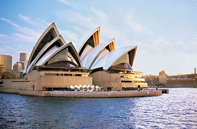 The Sydney Opera House on Princess Australia cruise