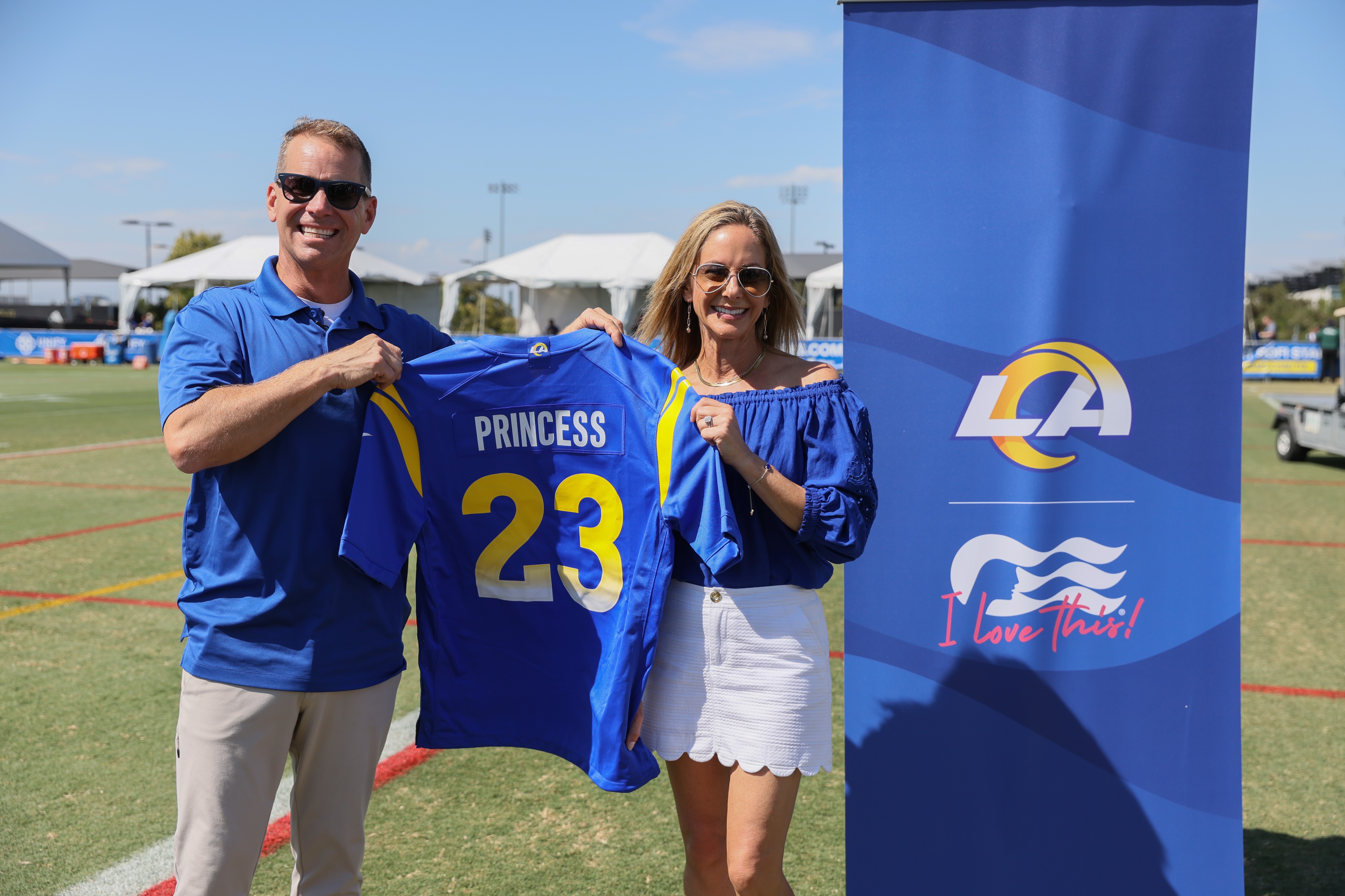 Princess Cruises, Los Angeles' Hometown Cruise Line, Named Official Cruise  Vacation Partner of Los Angeles Rams - Princess Cruises